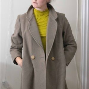 Ashley Scott Petite Pure Wool Trench Coat